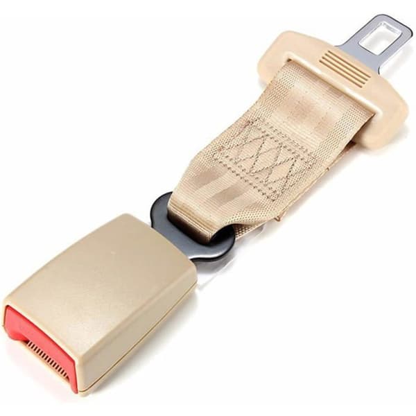 Bilbelte spenne stål universell setebelteforlenger 23CM for 20-22MM tungeklips bilbelte