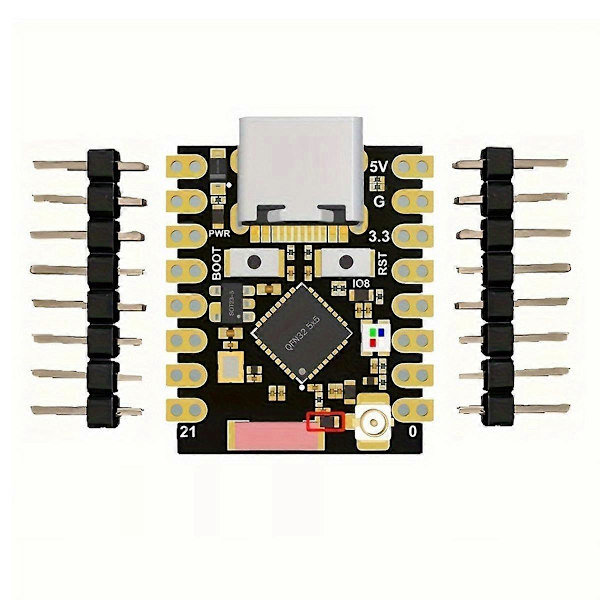 ESP32-C3 SuperMini V2 Plus Utviklingskort ESP32 C3 Mini WiFi Bluetooth IOT Kort Antenne RGB for MicroPython