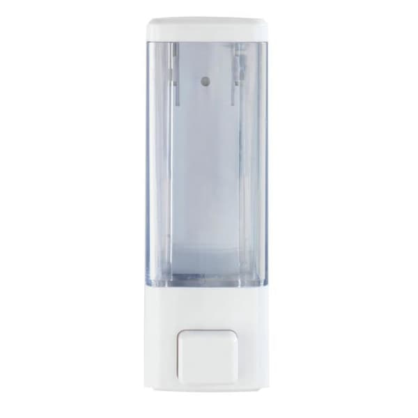 Hvid/Transparent Desinfektionsdispenser - 320 ml - Borefri Installation - Plastik