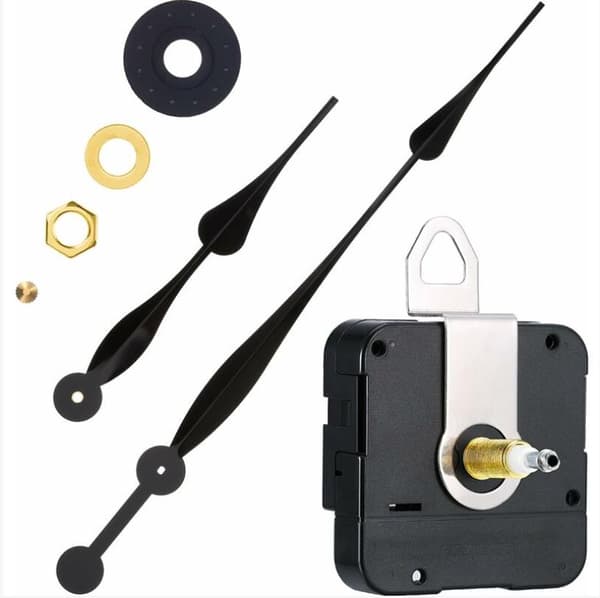 Quartz Urværk Udskiftning Urmekanisme med 12 Tommer Lange Viser til DIY Ure