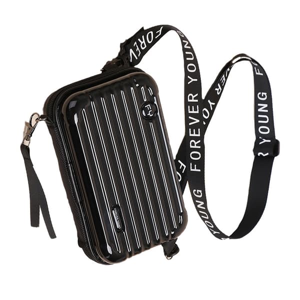 Crossbody-taske til telefon Sort
