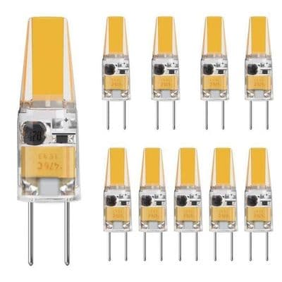 G4 3W 12V LED-lampa - Varmvit 3000K - 10-pack