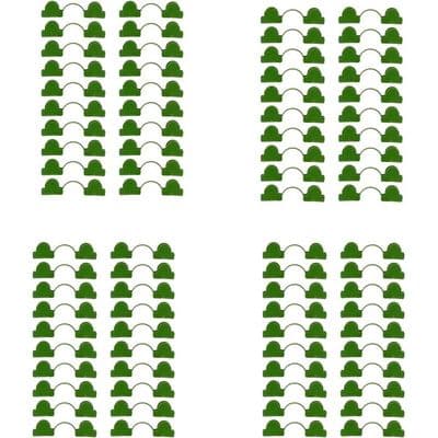 Pakke med 80 plastdrivhus-kabelbindere - Drivhustilbehør - 0,6 cm