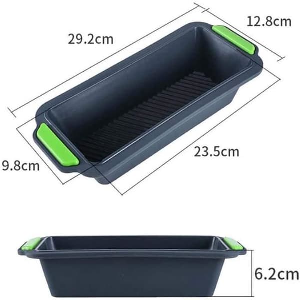 Silikonformar för kakor - 2 st - Non-stick - Hög temperaturbeständig