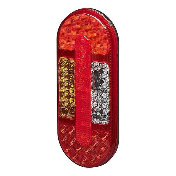 Baklykta 6 funktioner 323x134mm 54LED vänster