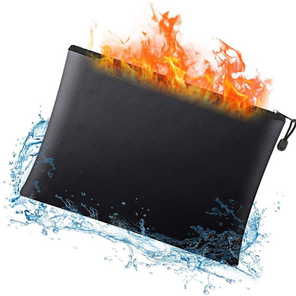 Fireproof Protective Document Bag for Valuables XL XL