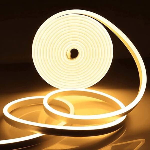 LED neonlist - 5m - 3000K Varmvit - IP65 vattentät