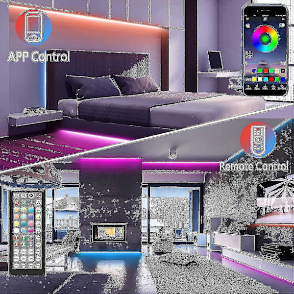 20m Bluetooth RGB LED-nauhat