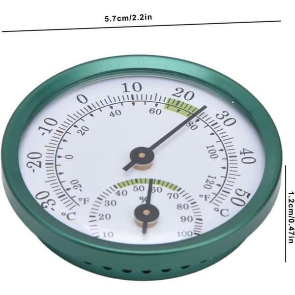 Innendørs termometer, hygrometertermometer, innendørs omgivelsestemperaturmonitor, drivhustermometer