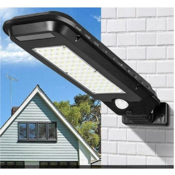 Fotovoltaisk solcellepanel for gatelys med sensor, 60 SMD LED, T-210b