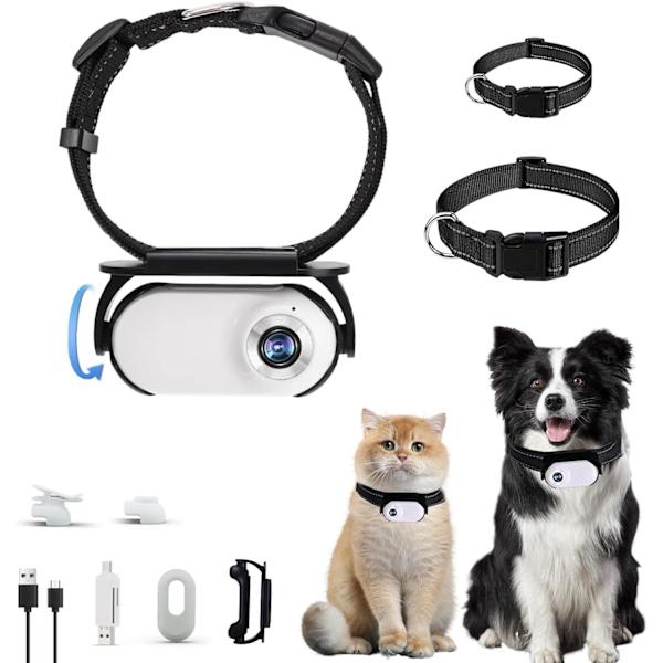 Mini Action Camera with Wide-Angle Lens - 1080P HD Black White