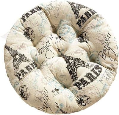 Rund Stolpute 45x45 cm - Vaskbar - Bomull - Hage