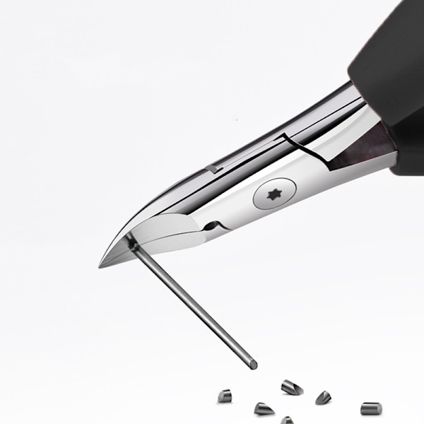 Robust Nail Clipper - for Thick or Ingrown Toenails Black