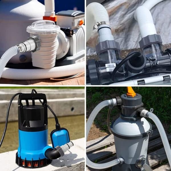 Poolslangadapter, Pooladapter, Poolslangadapter, Pumpslangadapter
