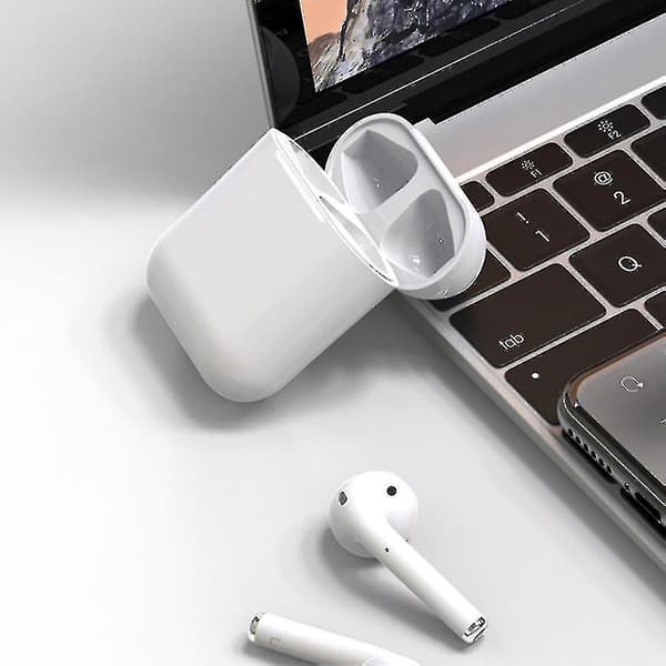 Airpod 2. generasjon Trådløse Ørepropper Vanntette Bluetooth-kompatible Hodetelefoner med Mikrofon