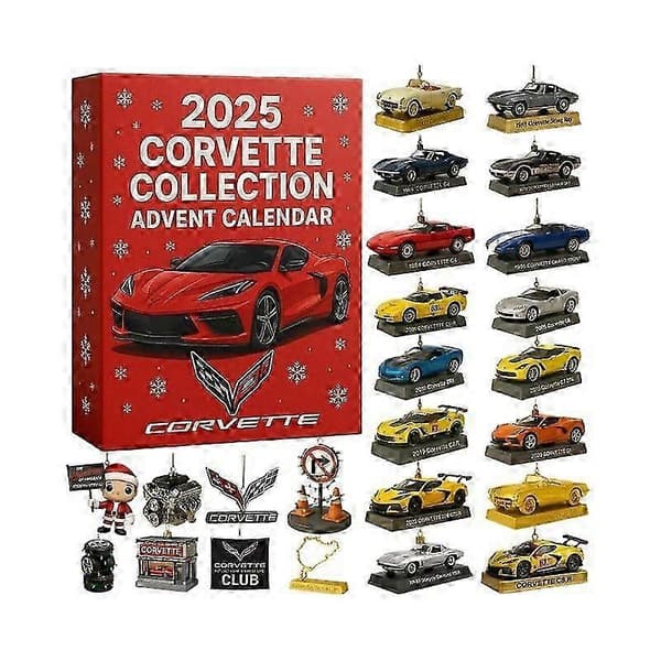 Bilkolleksjon Adventskalender 2025 Corvette
