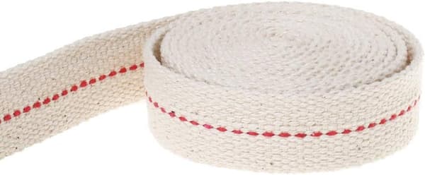 2 Rolls Flat Wick for Oil Lamp White