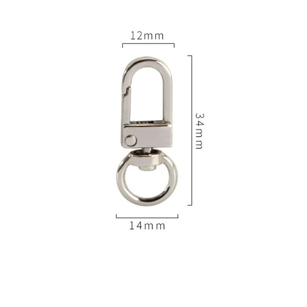 Sett med 10 premium portkroker Sølv Black