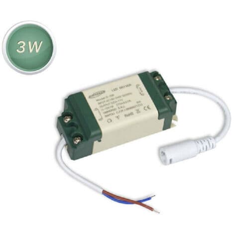 LED Driver Strømforsyning Transformator 3 7 12 18 24 W Stabilisert Strøm Fyr 3 Watt