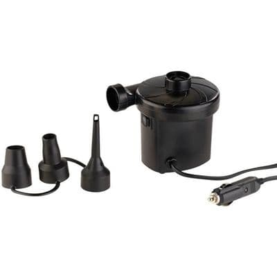 Elektrisk dækinflator med 12V oplader - 3 dyser - 75W - Flowhastighed 192L/min