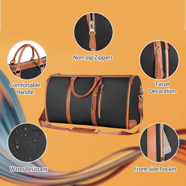 Foldable Suit Garment Bag Brown Brown