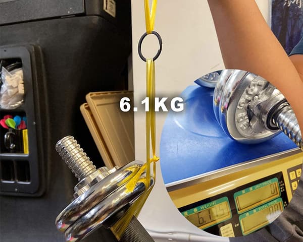 Rund karabinhage / åbne ringe 15-pak Sort