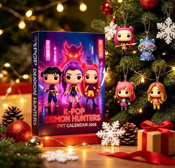 K-Pop Demon Hunters Julkalender 2026 – Julleksak / Presentutbytesartikel – Stil B