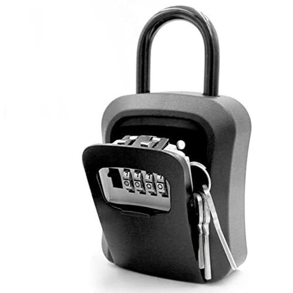 Key Cabinet/Key Hider with Combination Lock Black