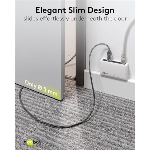Ethernet-kabel USB-C™ 3.1 til RJ45, Slim, 3 m