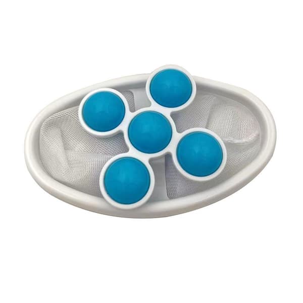 Washing Machine Floating Lint Filter Hair Catcher 2-pack Blue Pink