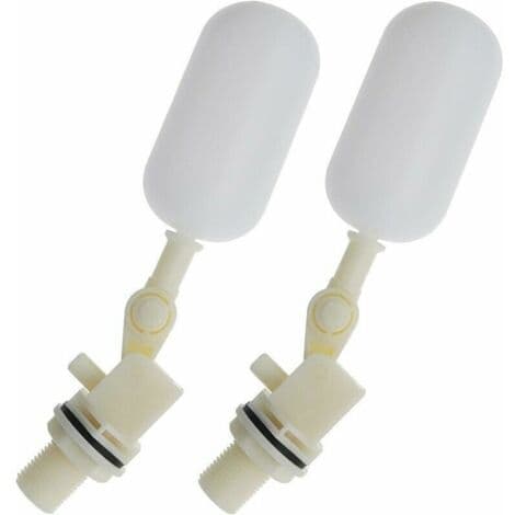 2 stk. automatisk 1/2 tomme 20 mm flydekugleventil til akvarium