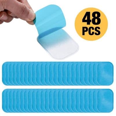 EMS Gel Pad - 48 stk. Elektrostimulationsplaster ABS Elektroder Erstatningsgelark