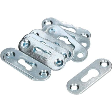 Parti med 100 galvaniserte linsehodebeslag 44 x 16 mm - Universell - For skap - Rask montering