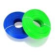 Trimmertråd - 1,6 mm - 2-pack - 100 m - Grön och Blå