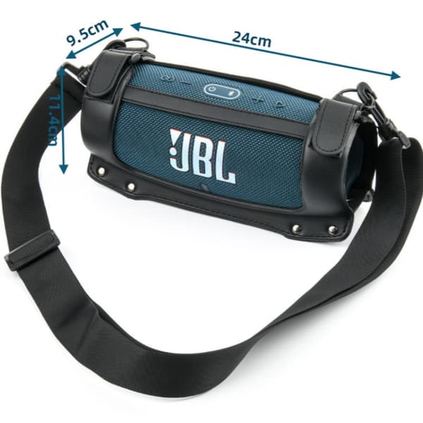JBL Charge 4/5 Skyddsfodral med Rem - PU+EVA Material