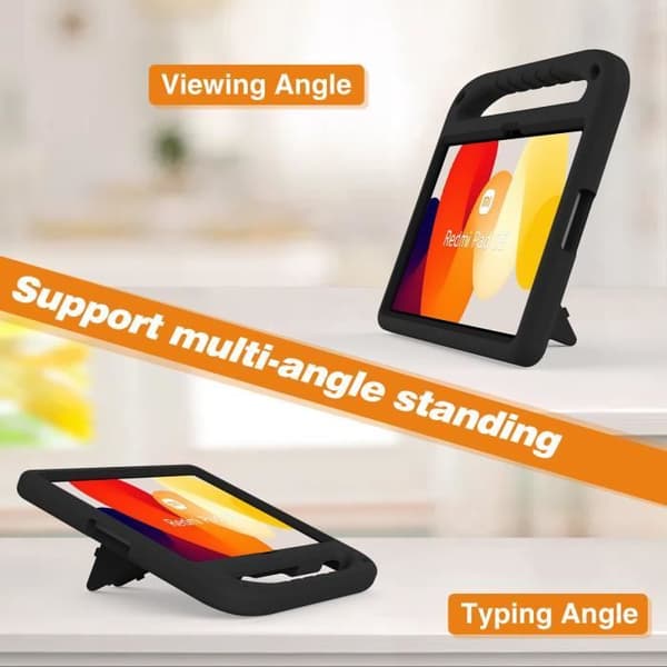 Surfplattefodral - Xiaomi - Redmi Pad SE 11\" 2023 - Lättvikt - Stöttålig - Barnhandtag