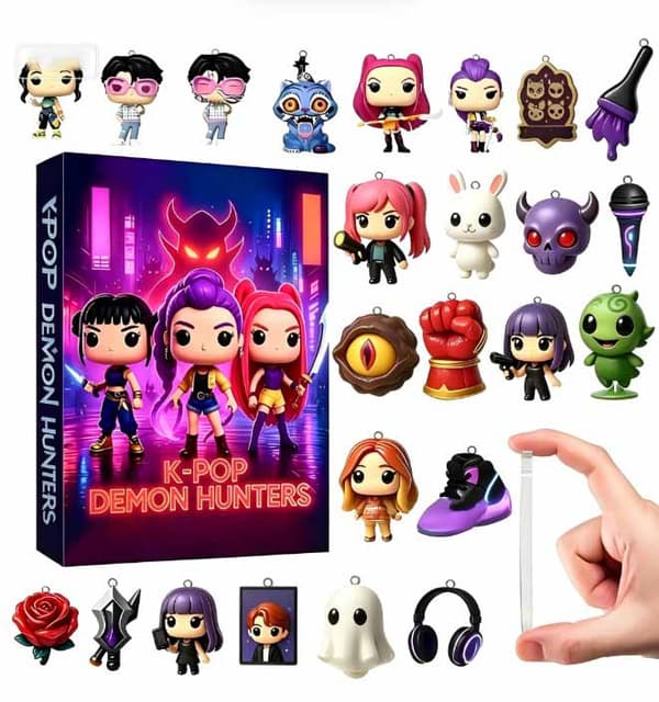 K-Pop Demon Hunters Julkalender 2026 – Julleksak / Presentutbytesartikel – Stil B