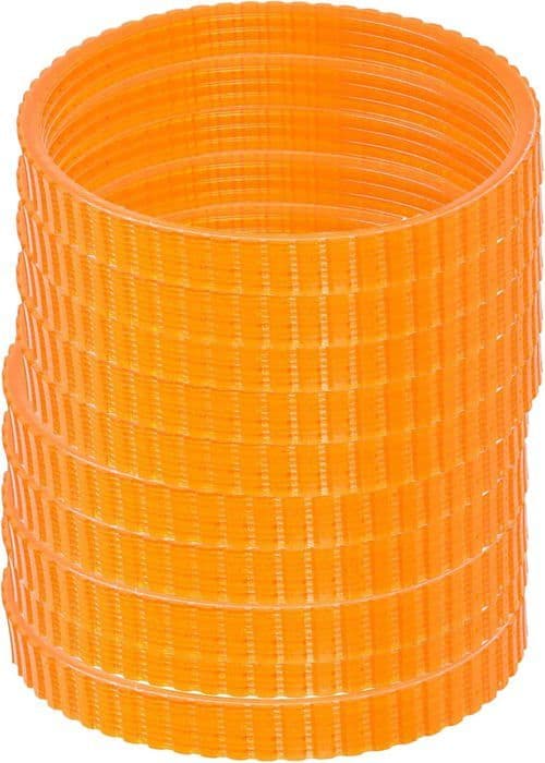 10-pack drivremmar i polyuretan för elektrisk hyvel, 9,6 mm breda, för 1900B (orange)