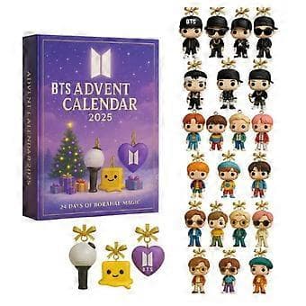 Bts Adventskalender Blind Box Juletrepynt