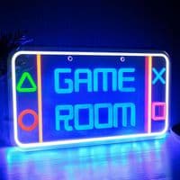 LED neonskilt - Spillkontroller - 38x25cm - USB-lading - Justerbar lysstyrke