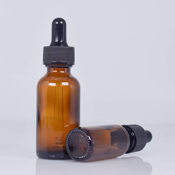 Refillable Dropper Bottle with Pipette Brown 15 ml