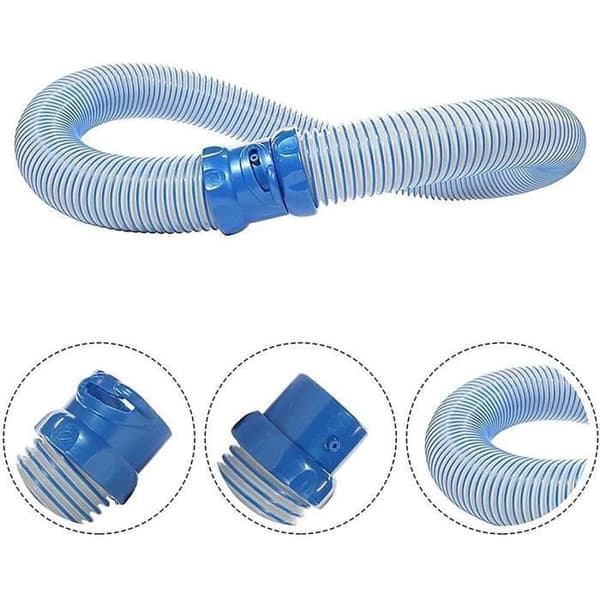 Zodiac MX6 MX8 Sæt med 4 Twist Lock Slangedele, 4 x 1m, til Hydrauliske Poolrensningsrobotter, Blå