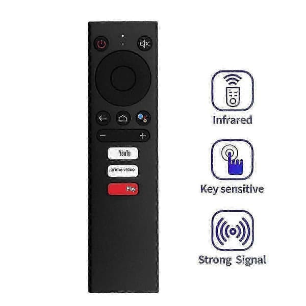 MECOOL KM1 KM6 KM8 KM9 KM8S Ersättningsfjärrkontroll med röststyrning för 4K Android TV-box