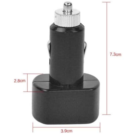 Voltmeter Batteritester til biler, lastbiler og campingvogne (12V, 24V, cigarettænder)
