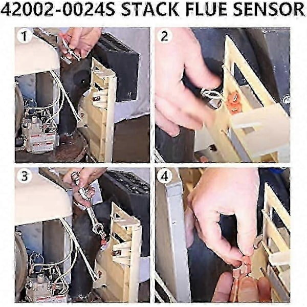 42002-0024S Stack Røggassensor Udskiftning til Pentair Sta-Rite MasterTemp Max-E-Therm Pool & Spa Varmer SR200 SR333 SR400