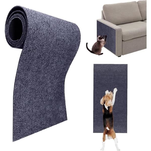Katteklormatte til sofa 30×100 cm, DIY katteklorestolpe, katteklormatte, selvklebende katteklør til sofa