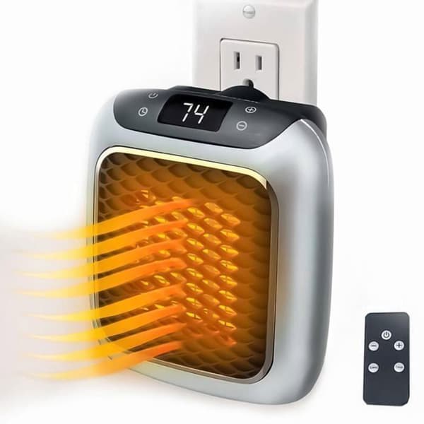 800W blæservarmer - Keramisk - Smart - Vægstik