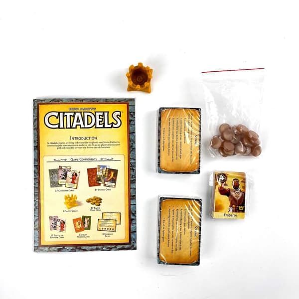 Rich Citadels Revised Edition -korttipelit, hauska strategia-, perhe- ja ystäväpeli