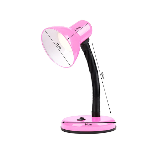 Skrivebordslampe Bøybar - LED Bordlampe Red