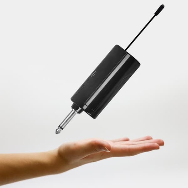 2 kpl langattomia mikrofoneja Bluetooth Reverb Android-porttikaapelilla, musta